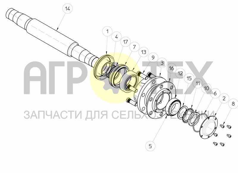 Чертеж Ступица (2011044)